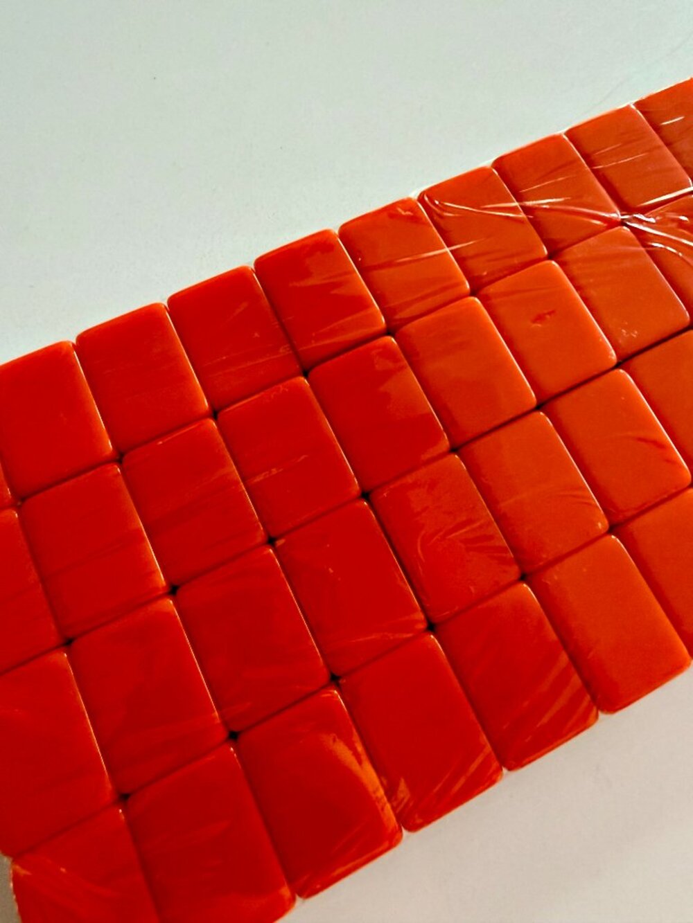 ORANGE AMERICAN MAHJONG TILE SET -UNBRANDED - Picture 12 of 16